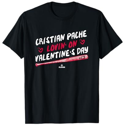 Cristian Pache Lovin' On Valentine's Day Baseball Lover Camiseta