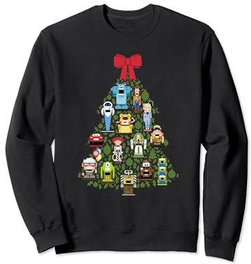 Disney Pixar Christmas Group Nutcracker Tree Decorations Sweatshirt