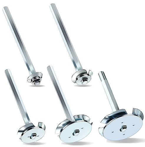 Dreyoo 5 Pcs PVC Fitting Socket Saver Set with 1/2'', 3/4'', 1-1/2'', 2'', 3'' Head, PVC Pipe Reamer Cutter for Removing SCH 40 from Hub, Fits 1/2 Variable Speed Power Drill