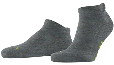 FALKE Unisex Sneakersocken Keep Warm U Sn Wolle kurz einfarbig 1 Paar, Blau Smoke Blue 6333, 35-36