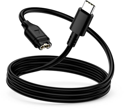 USB C Ladekabel für Garmin Fenix 7 7S 7X 6S 6X Pro, Forerunner 965 955 265 265S 255 255S,Quatlx 7,Approach S62 S60,Venu 2 Plus 2S Sq2,Instinct 2 2S 2X,Enduro 2,Vivoactive 4 3,Tactix, Ladegerät Garmin