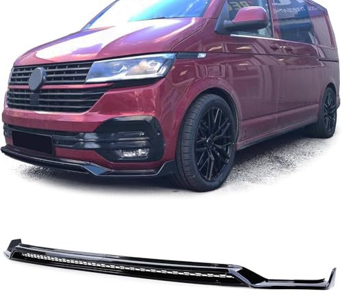 Auto Frontspoiler für VW Bus T6.1 ab 19,Auto Frontlippe Spoiler Stoßfängerlippe Spoilerlippe ABS Dauerhaft AntiKollision Frontspoiler Protector