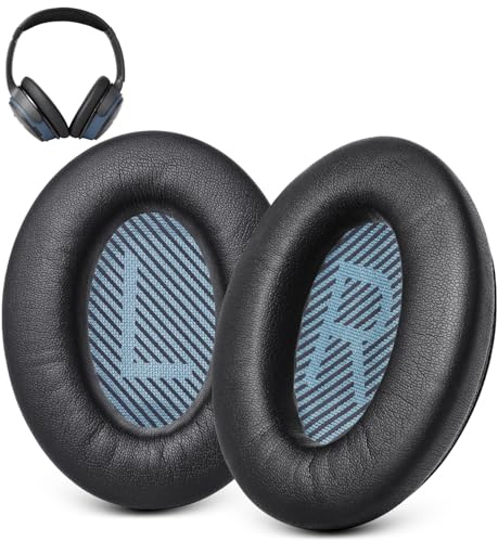 GEVO Earpads Replacement for Bose SoundLink AE2/SoundLink Around Ear ii Wireless Headphones (dark) | Replacement Ear Pads Cushions with Premium Protein Leather, Noise Isolation Memory Foam