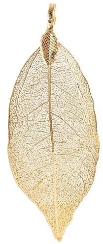 KALLORY Blatt Anhänger charms anhänger gold farbe Für Halskette mit armbänder schmuck basteln ohrringe