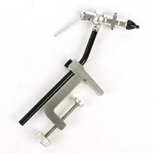 Vituord Étau Rotatif pour Attacher Les Mouches, Outils De Filetage De Pêche, Étau De Serrage Rotatif À 360 °, Étau De Voyage en Alliage, avec Pince en C, pour Teasers Et Jigs