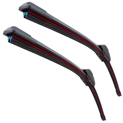 QAQMHVCVB 2 Escobillas Limpiaparabrisas De Goma Doble para Hyundai para Tucson TL MK3 2016-2020 Accesorios para Parabrisas Delantero (2019 2020 (2PCS)