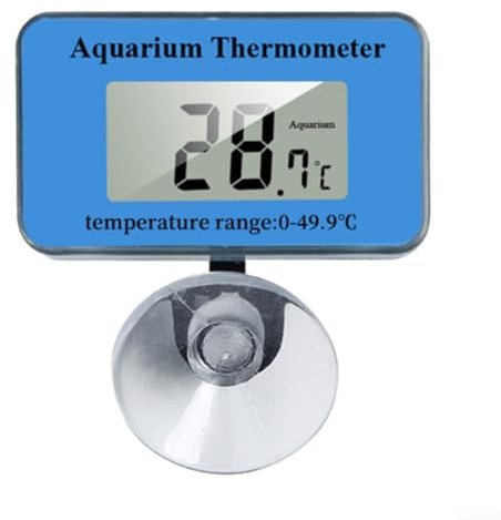 Aquarium Thermometer with Suction Cup Waterproof and for Accurate Water Temperature Monitoring in Freshwater and Saltwater Tanks