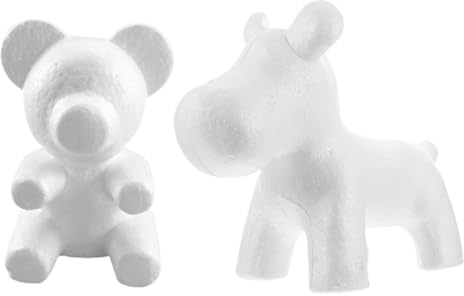 TOPBATHY Stampi a Forma di Cane e Orso in Gommapiuma per Composizioni di Rose Modelli Fai da Te per Decorazioni di Feste e Matrimoni Set da 2 Pezzi per Lavoretti Creativi
