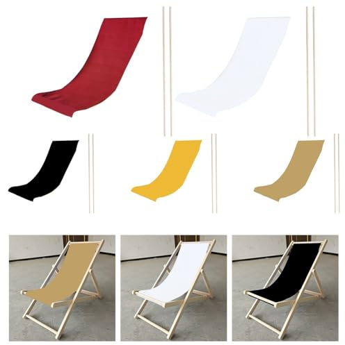 VRTYVEYBB Copertura di ricambio per sedia a sdraio, in poliestere, 120 × 45 cm, per sedie a sdraio, sedie da spiaggia, picnic e sedie da pesca