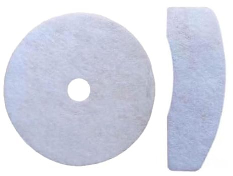 15 Pcs Universal Tumble Dryer Air Exhaust Filter Replacement Set, High-Efficiency Fine Cotton Cloth Tumble Dryer Filter Replacement for Dryer Lint & Dust, for Washer Dryer & Tumble Dryer