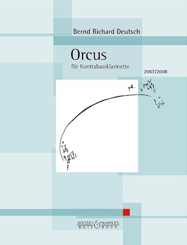 Orcus: für Kontrabassklarinette. Nr. 22. Kontrabass-Klarinette.