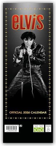 Elvis 2026 – Slimline-Kalender: Original Danilo-Kalender [Mehrsprachig] [Kalender]