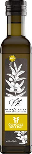 ÖLMÜHLE SOLLING - BIO Olivenöl aus Italien | Natives Olivenöl, vollmundig und fruchtig im Geschmack. Ideal für Pasta, Pizza & Salate sowie für Haut-& Haar | Inhalt: 250 ml