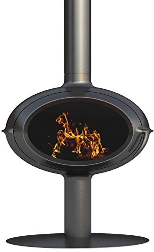 Poêle À Bois Fonte 7kw Noir - P648114