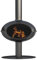 Poêle À Bois Fonte 7kw Noir - P648114