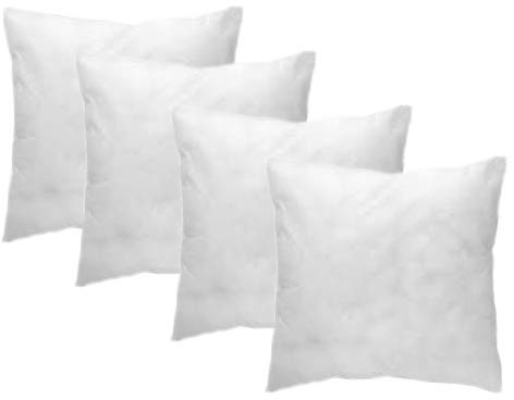 Tata Home Set 4 Pezzi Anima Imbottitura in Ovatta per Cuscini Arredo Divano e Letto Made in Italy Misura 42x42 cm