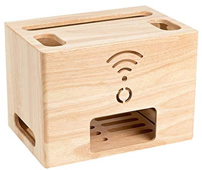 Wandregal WiFi-Speicherorganisator Desktop-Socket-Organizer-Speicherbox WLAN-Router-Speicherregal Set-Top-Box-Kabelorganisator (Color : A, Size : 30 * 20 * 21cm)