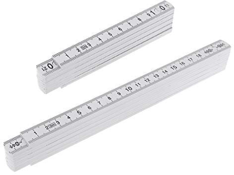 SUCHUANGUANG 1meter 10-parts Folding Carpenters Ruler Lightweight Compact Measuring Stick Slide Fold Up for Woodworking Floding Rule