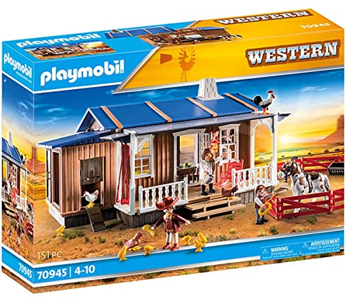 Playmobil Western Ranch Spielset, 25,4 x 40,6 x 30,5 cm