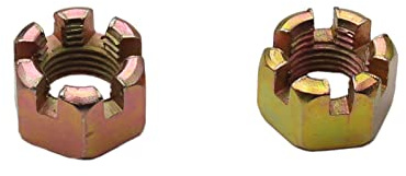 Dadi castilati per asse ruota M14 x 1.5 14 mm, 125 cc, 150 cc, quad, motocross, quad, quad, quad, confezione da 2