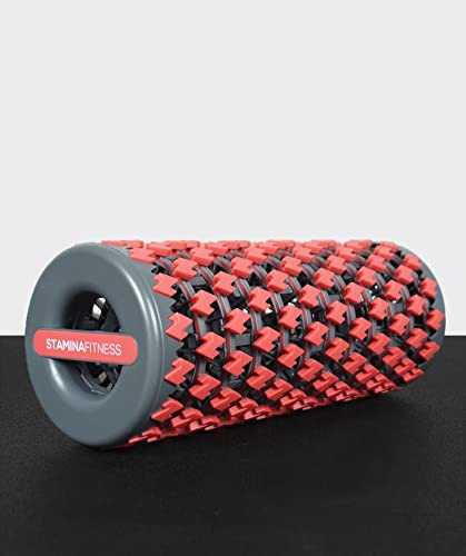 STAMINA FITNESS, Air Roller Unisexe Adulte, Rouge, Unique