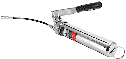 Pistolet à Graisse, Pistolet à Graisse à Air, Outil Manuel de Graissage de Cartouche de Pistolet Graisseur Pneumatique Haute Pression en Acier 400CC, Pistolets à Graisse