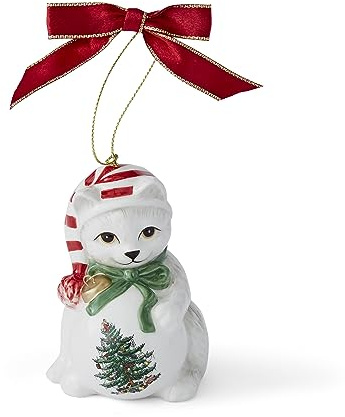 Spode Weihnachtsbaumschmuck, Keramik, Mehrfarbig, Höhe 8,5 cm