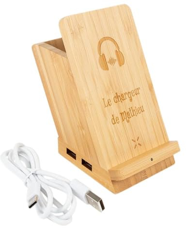 Holz Multifunktions-Stifteköcher personalisiert graviert - Verbundene Stifteköcher mit Textgravur