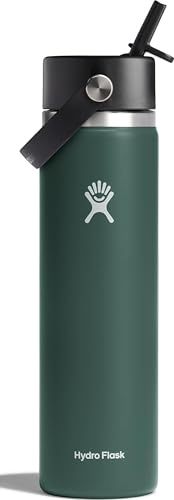 Hydro Flask Wide Flex Straw Cap Fir 24 Oz
