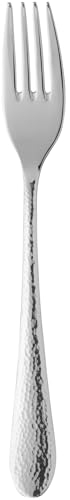 WMF Sitello Menügabel 21 cm, Cromargan Edelstahl poliert, Hammerschlag, ergonomisch, glänzend, spülmaschinengeeignet, silber