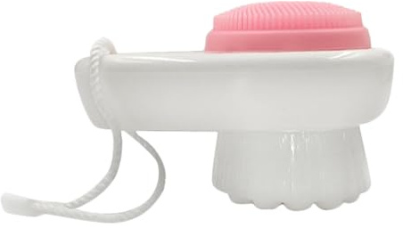 Beavorty Strumenti per Lavaggio del Viso Scrubber per Viso Doppia Faccia in Silicone Esfoliante per Massaggio in Silicone