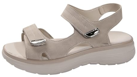 Genérico Chanclas De Playa Mujer ortopédicas Sandalias Deportivas ortopédica para Mujer Moda Zapatos con Punta Abierta cuña Lavable de Verano Zapatos para Caminar
