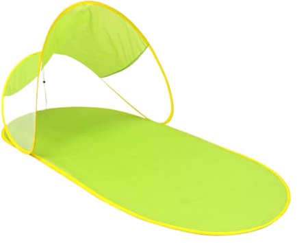 Strandmuschel Pop Up, UV-Schutz Sonnenzelt Wurfmuschel Strandzelt Für 1 Personen Tragbar Beach Zelt Mit UV-Schutz Einfacher Aufbau Sonnensegel Für Camping Garten