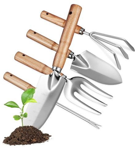 SEWOART 1Ensemble Outils de Jardinage Inoxydable Truelle Robuste Résistante à Kit de Jardinage pour Femmes Parfait pour Jardiniers