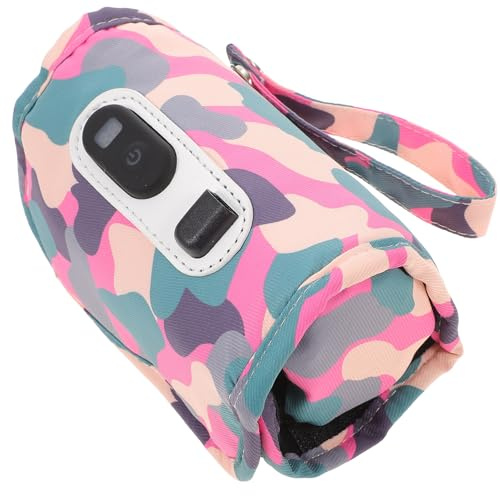 MUELODSIC Scalda latte portatile con display digitale borsa termica per contenitore liquidi ragazzo ragazza con regolabili copertura isolante resistente e uniforme adatta per viaggi e uso