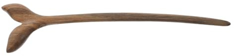 Braune Handgefertigte Holz Haarstäbchen Vintage für Frauen | Sicherer Halt, Glatte Oberfläche, Vielseitig Nutzbar, Klassisch Schlichtes Design für Mädchen und Damen