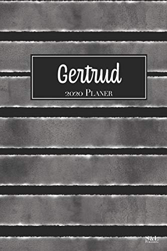 Gertrud 2020 Planer: A5 Minimalistischer Kalender Terminplaner Jahreskalender Terminkalender Taschenkalender mit Wochenübersicht
