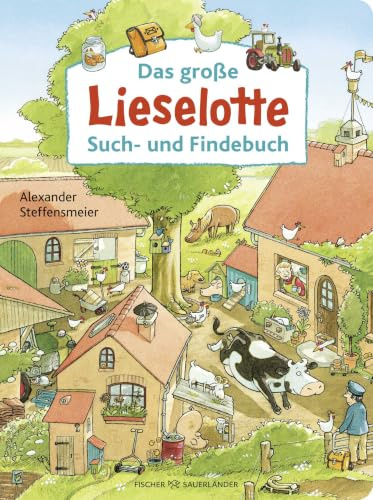 Das große Lieselotte Such- und Findebuch: Wimmelbuch mit der Kuh Lieselotte für Kinder ab 2 Jahren | Buntes Wimmelbilderbuch für Kinder ab 2 Jahren: ... (Wimmelbücher von Kuh Lieselotte, Band 1)
