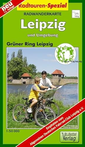 Doktor Barthel Wander- und Radwanderkarten, Leipzig und Umgebung, Grüner Ring Leipzig (Schöne Heimat)