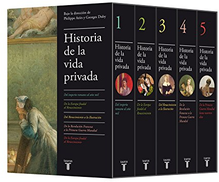 Historia de la vida privada (edición estuche con los cinco volúmenes) (Pensamiento)