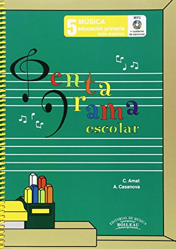 Pentagrama Escolar 5 - Castellano (Libro + CD + Cuaderno de ejercicios)