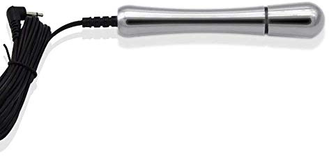 Estim Plug Elektro Anal und Vaginal Dildo Bipolar Analplug Analdildo Perlen Butt Plug aus Edelstahl Zubehör zur Reizstromgeräte Elektrostimulation Sonde Sexspielzeug für Frauen Männer Paare,D