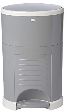 Korbell KM250DSG STANDARD - Windel-Kleiderbehälter - Wirtschaftlich - Umweltfreundlich - Fußpedal - 240 Lagen Kapazität, grau, 1600 ml