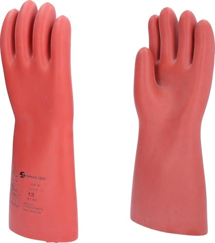 KS Tools 117.0083 Elektriker-Schutzhandschuh mit mechanischem Schutz | Größe 12 | Klasse 4 [36.000 V] | rot
