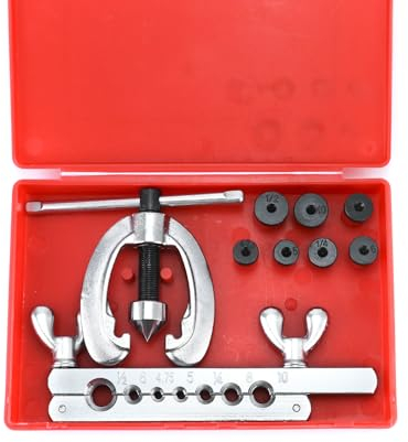 QWORK® Strumento di svasatura per Tubi, Strumento di svasatura, Strumenti di svasatura del Tubo del Freno