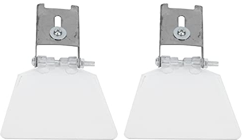 Bench Grinder Eye Shield, 2Pcs Bench Grinder Replacement Kit 304 Stainless Steel Case Tool Shield Attachment Accessories, Solid Grinder Cover Shield for Eye Face