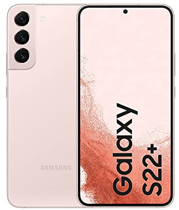 SAMSUNG Galaxy S22+ Plus 5G, 256GB Display 6.6’’¹Pink Gold (Ricondizionato)
