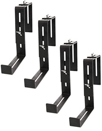 OFFSCH 4pezzi Supporto Per Fioriere Da Appendere Railing Da Staffe e Leggero e