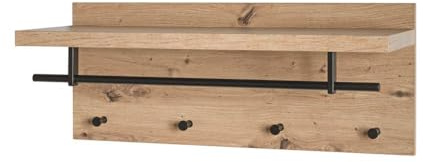 Wohnorama Wandgarderobe PARMA-5 Eiche