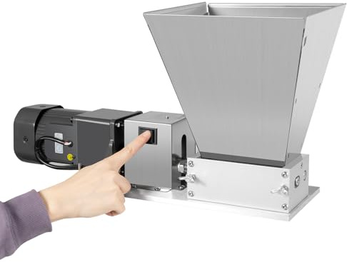 JDBDU Elektrisch Getreidemühle, 220V SchrotmüHle Zerealmühle 60W FuttermüHle MaismüHle MalzmüHle, Geräuscharm 4L Edelstahl Kornquetsche Graingrinder Multifunktionsschleifer für Weizen Reis Mais